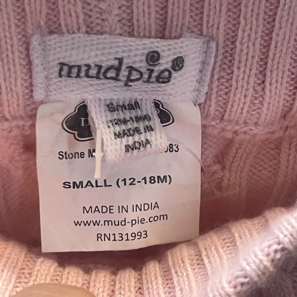 Mud Pie Cable Knit Leggings For Baby Girls